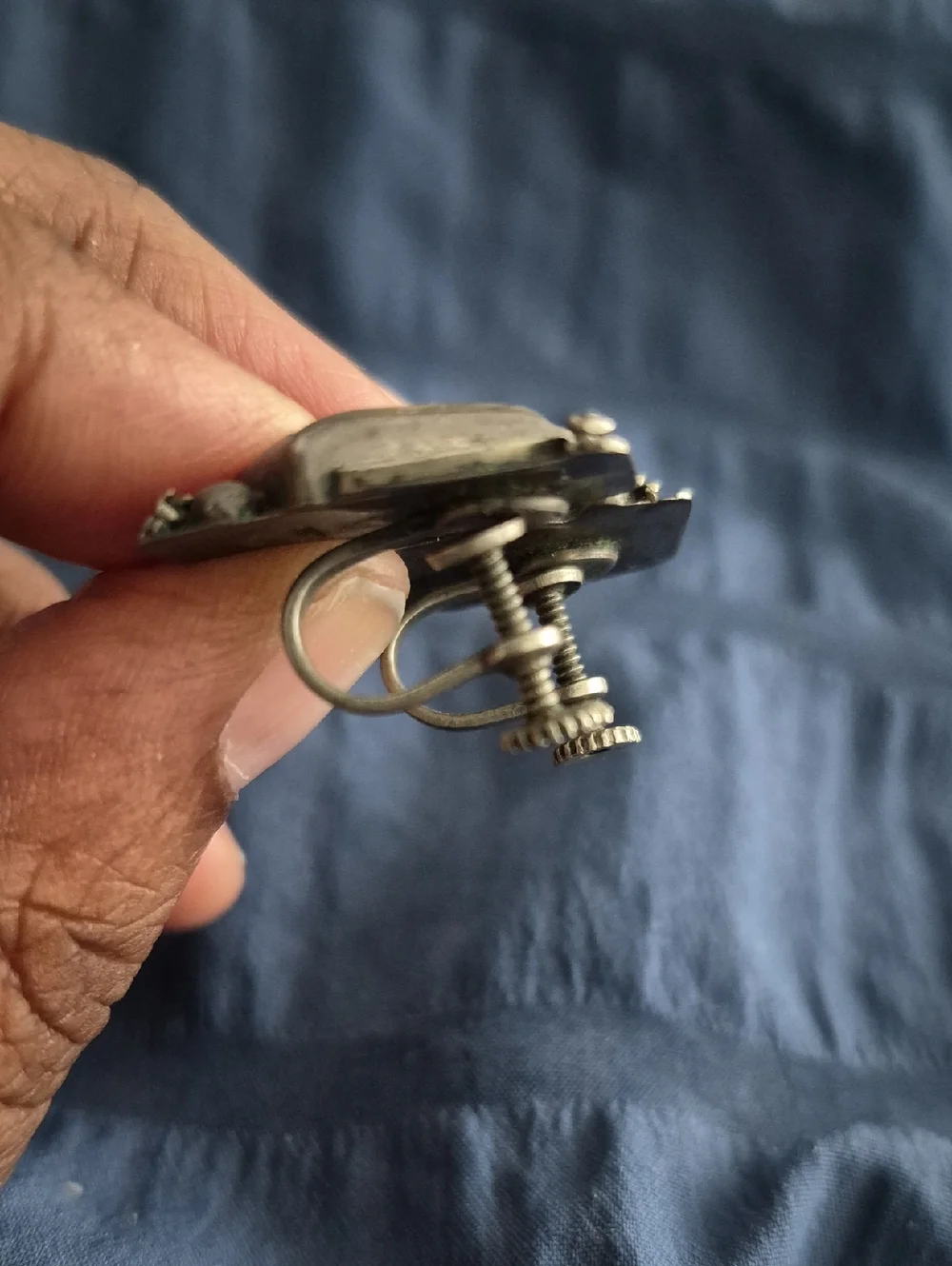 Vintage Earrings Screw (Clip-on) - Picture 4 of 6